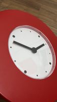Vintage Ikea Wanduhr Rot