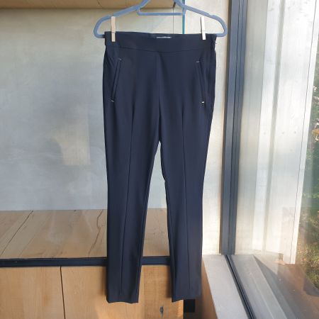 🐸 LÄSSIG ELEGANTE BUSINESS HOSE VISKOSE SCHWARZ