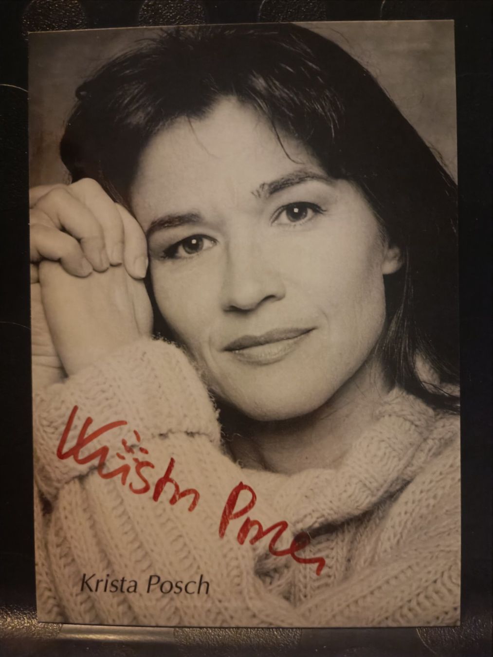 Autografi: Krista Posch - handsigniert – Usato da Menziken venduto da Artographs