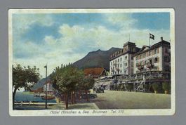1941, BRUNNEN, HOTEL HIRSCHEN a. SEE