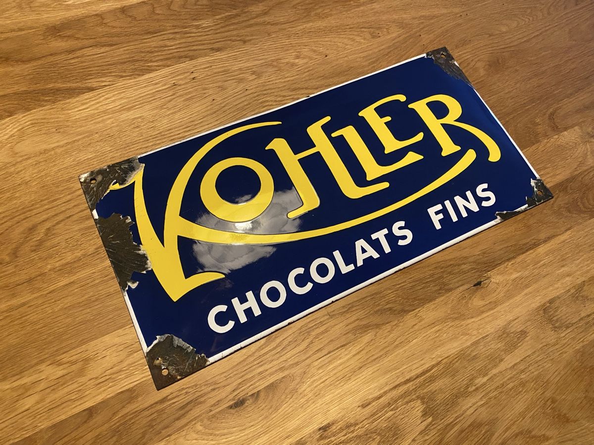 Schilder: Emailschild Kohler Chocolats seltenes kleinformat – Gebraucht aus Lausen von 19Cuda67 8