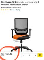 neue Sitz-Husse, für Bürostuhl, orange