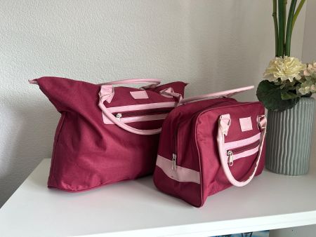 Shopper in Bordeaux-Rot