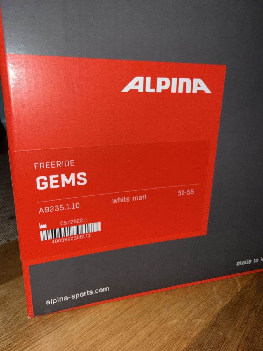 Alpina Caschi: Alpina Gems Freeride Skihelm – Nuovo e nell'imballaggio originale da Staad SG venduto da dali_at 4