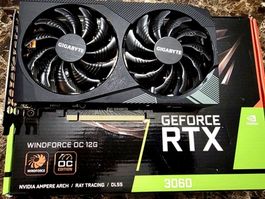 Gigabyte WindForce RTX 3060 12GB – Sehr guter Zustand