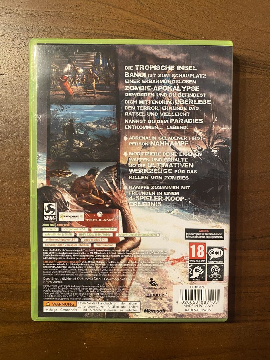 Microsoft Giochi: Dead Island für Xbox 360 – Usato da Thunstetten venduto da Virus_33 2
