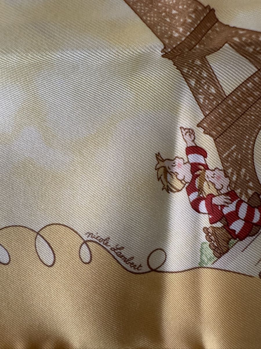 Hermès Foulard & Sciarpe: Hermès gavroche Les Triplés – Nuovo e nell'imballaggio originale da Genève venduto da Allisgood 9