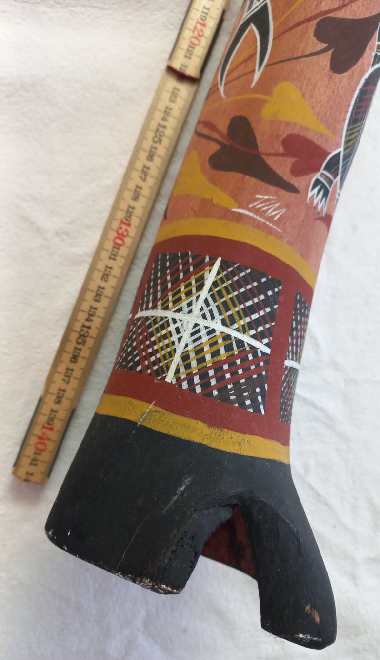 Musikinstrumente: Didgeridoo, Red Cedar mit Jabiru Motiv – Gebraucht aus Oberkirch LU von Renntiger0 7