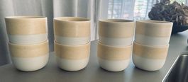 8 Schälchen/Espresso-Tassen