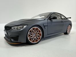 BMW M4 GTS 1:18, mattgrau, inkl. OVP, MINICHAMPS