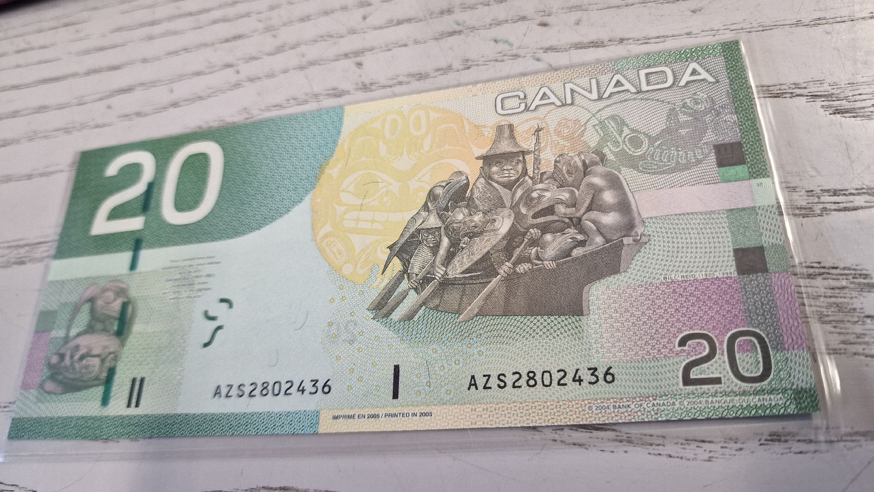 Billets de banque: 20 CAD Kanada Banknote  2005 – Neuf avec emballage d'origine à Herisau par Antiques.AR 1