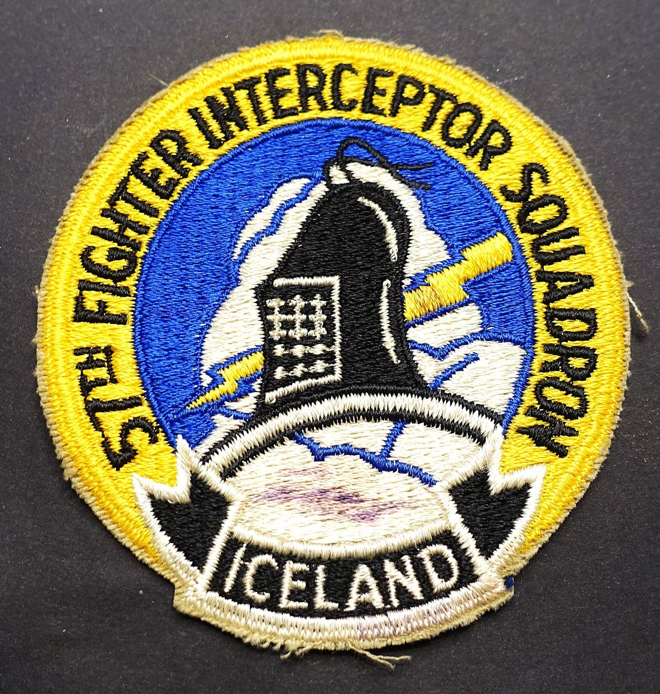 Patches: US Air Force 57th Fighter-Interceptor Squadron Island Patch – Gebraucht aus Kappelen von