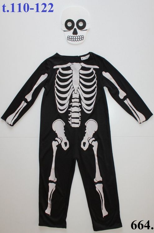 Costume squelette / Skelett t. 110 122 Kaufen auf Ricardo