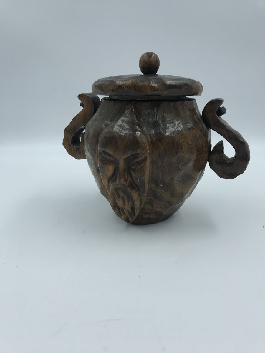 Barattoli: Tabatière - boîte en bois sculptée à la main – Nuovo (secondo la descrizione) da Genève venduto da Eric1823 1