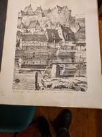 Originale Radierung von Franz Stäuble, 1922 signiert
