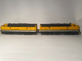 Märklin US- Diesellok RIO GRANDE Expres gelb, AC Analog