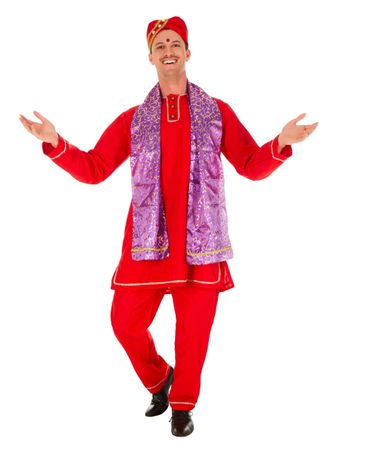 Herrenkostüm Inder Grösse L