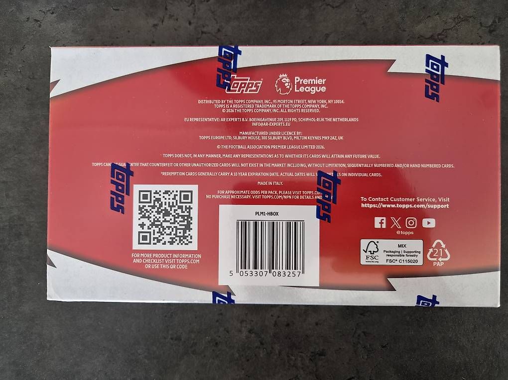 Topps Carte collezionabili: Topps Chrome Merlin Premier League Hobby Box – Usato da Seon venduto da Passion4SoccerCards 1