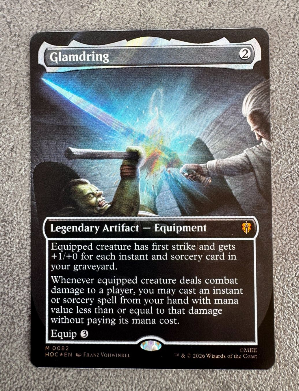 Magic The Gathering Carte collezionabili: Surge Foil Glamdring The Hobbit – Nuovo (secondo la descrizione) da Rechthalten venduto da hosme_be