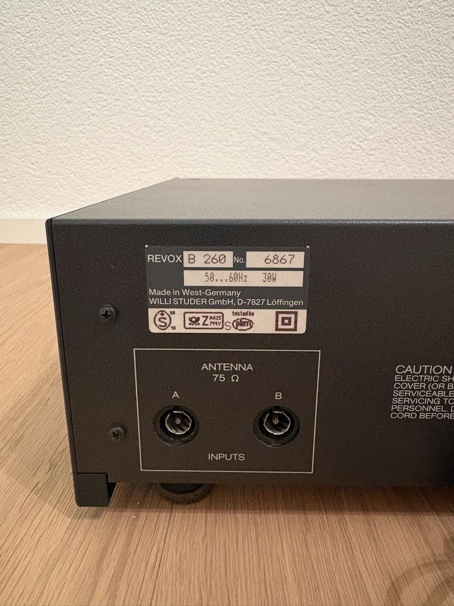 Revox Sistemi audio & multimediali: Revox B 260 FM Tuner – Usato da Dornach venduto da manu10 7