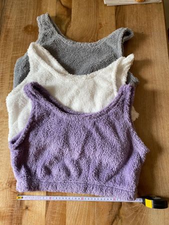 3 flauschige Oberteile, Top, Damen, Grösse XL