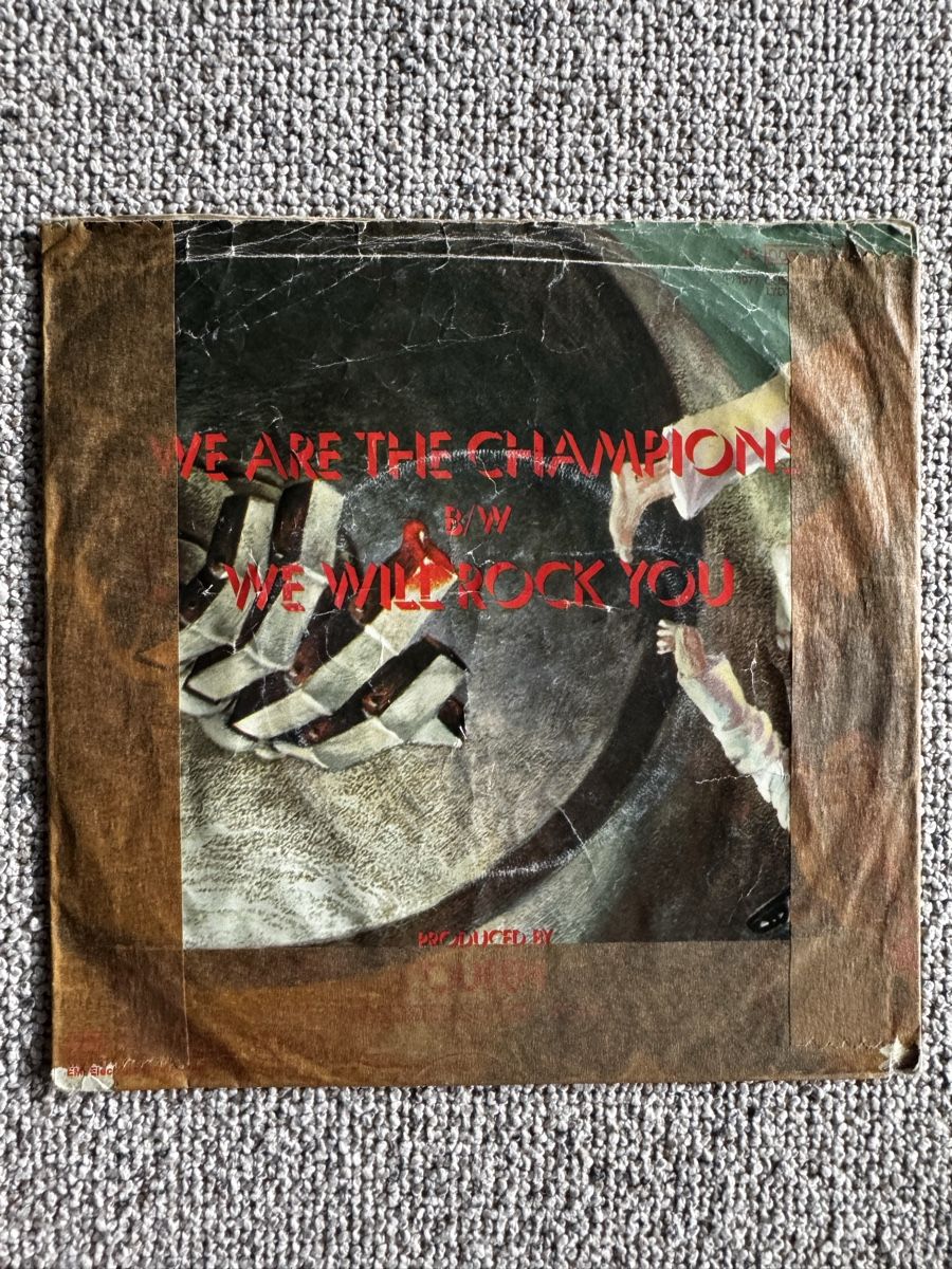 Schallplatten: Queen  - We Are The Champions - 7" Single - 70s – Gebraucht aus Rorbas von BlackstarRecords 1