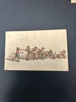 zwei Karten mit Kindermotiven