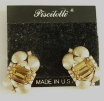 Vintage Piscitelli Ohrclips (Made in U.S.A.) – Bernstein-Opt