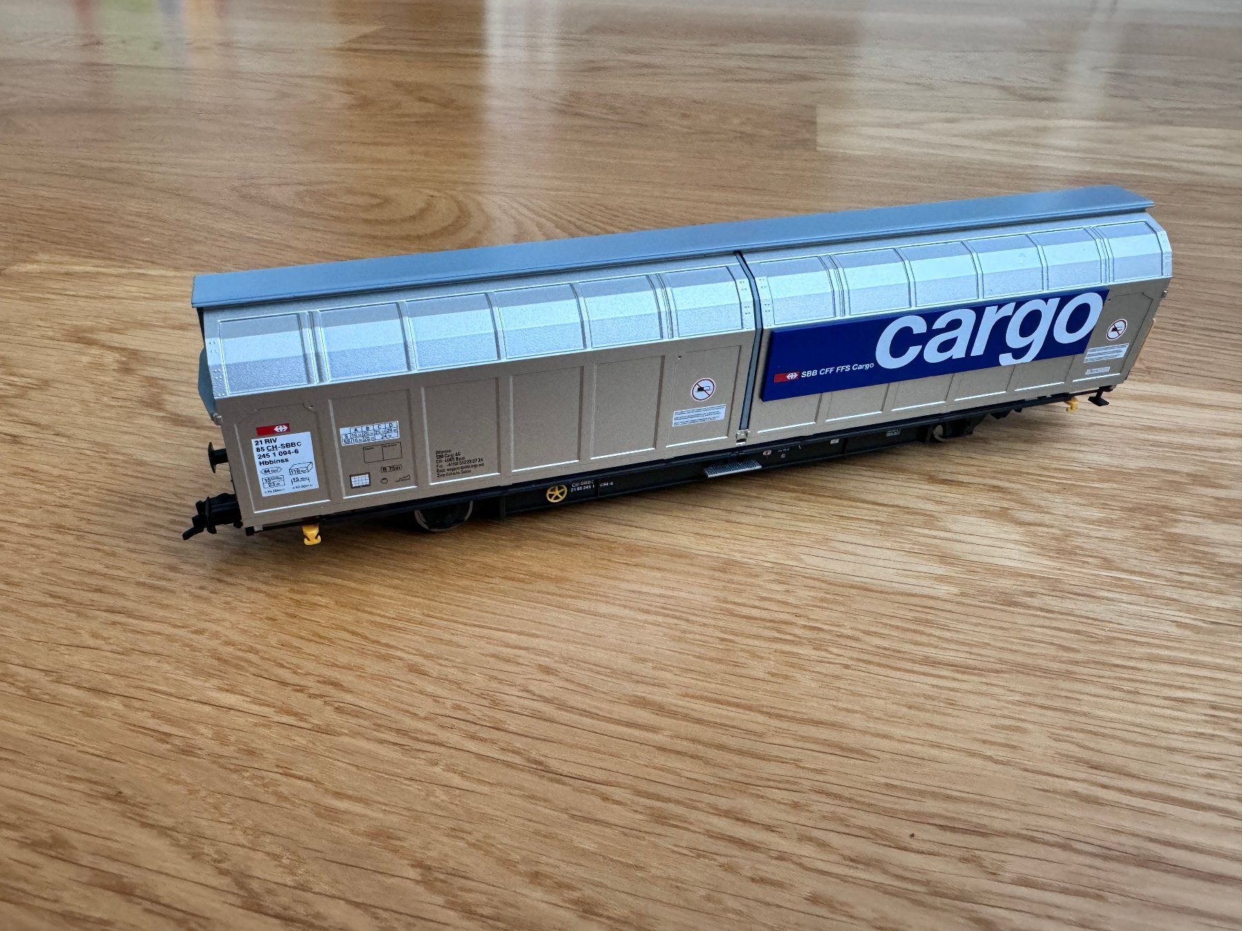 Piko Modellini di ferrovie: PIKO 54509-2 SBB Schiebewandwagen Hbbinss – Usato da Basel venduto da szbdsfrjs