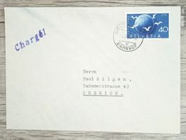 TR17 Enveloppe + Timbre Suisse 1949