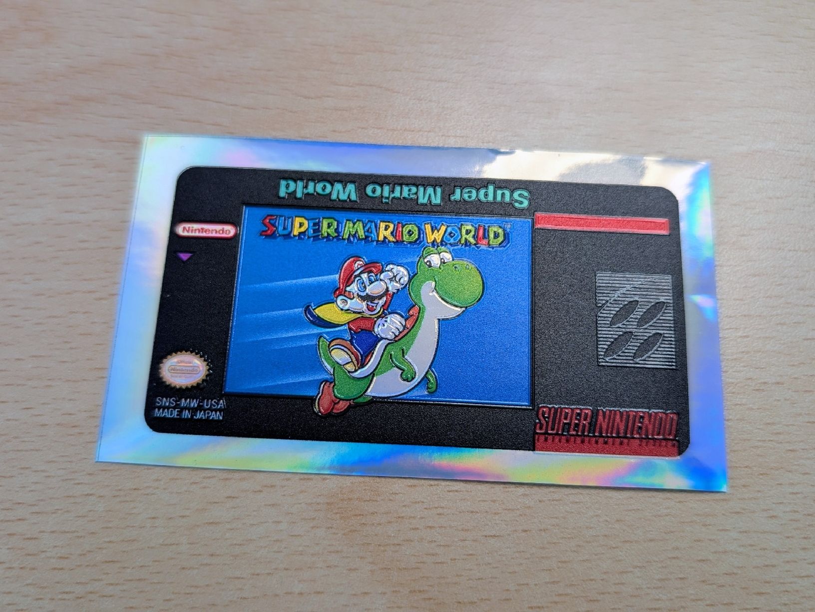 Nintendo Giochi: Holo3DFX Etikette für Super Mario World US SNES Modul – Nuovo e nell'imballaggio originale da Oftringen venduto da RetroMister
