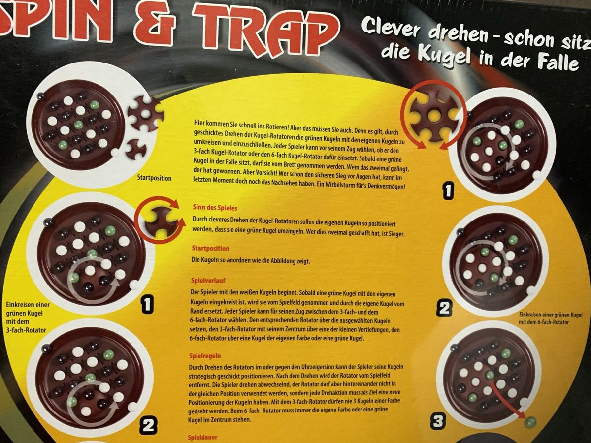 Giochi: Spielzeug- Spin & Trap Fabrikneu – Nuovo e nell'imballaggio originale da Zürich venduto da Gross9 2