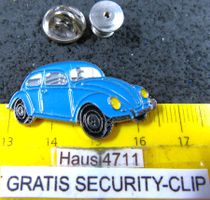 VW KÄFER 1303 AUTO OLDTIMER PIN GEPRÄGT MIT SECURITY-CLIP
