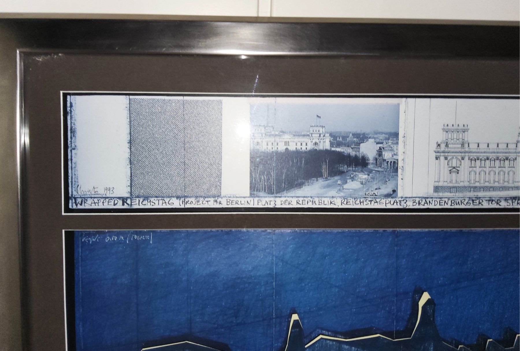 Gemälde: Grosse CHRISTO 3D-Collage - WRAPPED REICHSTAG 1993 – Gebraucht aus Thalwil von freespirit-kev 7