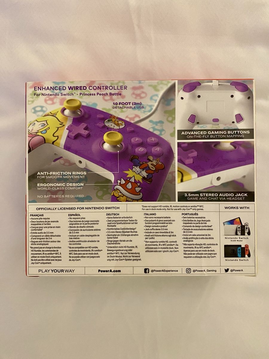 Nintendo Controller: Nintendo Switch Controller Peach Design – Nuovo e nell'imballaggio originale da Oberembrach venduto da theZaz 1