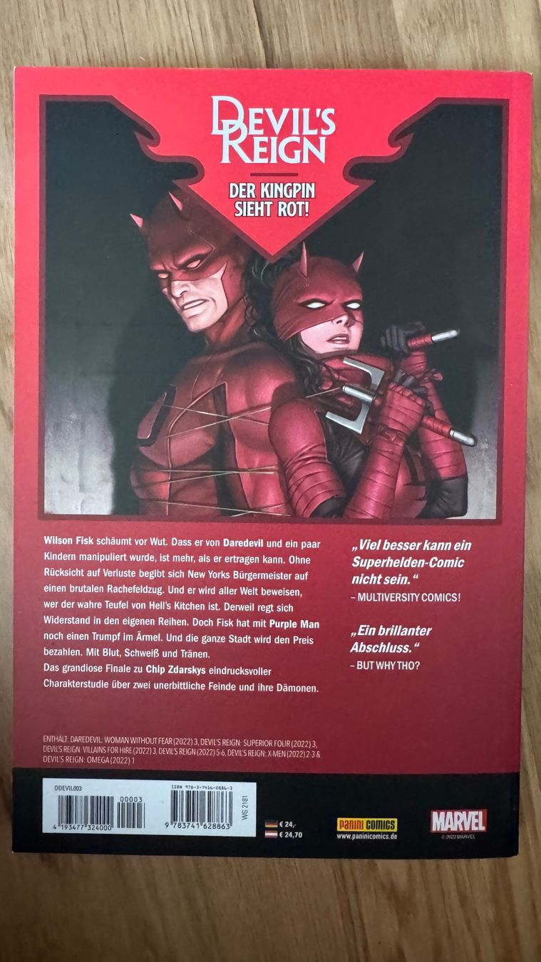 Comics: Daredevil Devil's reign 3 – Gebraucht aus Arbon von kyle_rayner 1