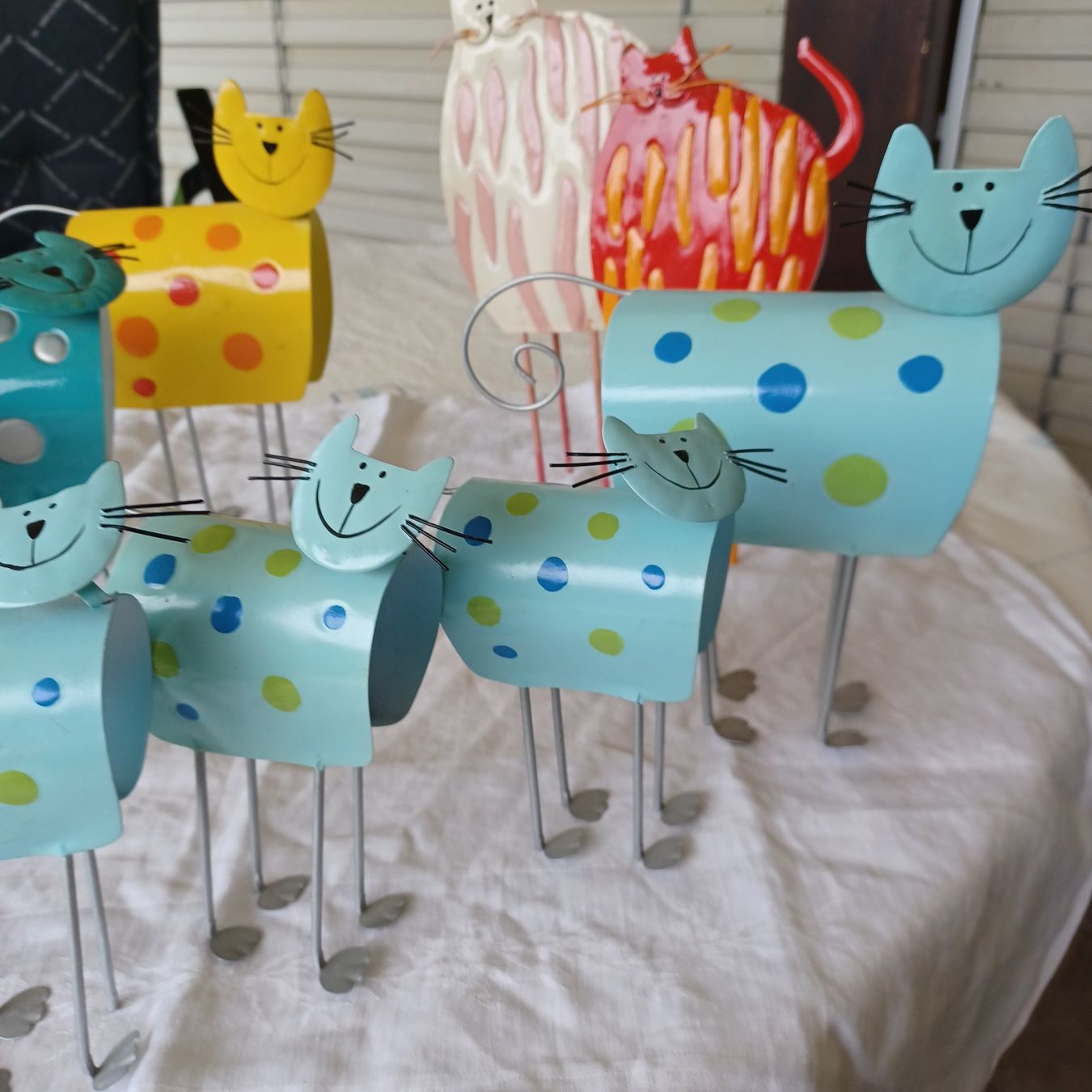 Tutte le decorazioni: 11 lustige Blechkatzen – Usato da Abtwil SG venduto da luupsy 4