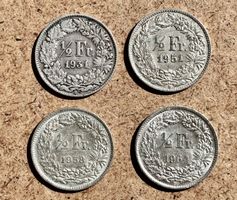 4  x 50 Räppler  1931, 1951, 1958 und 1964