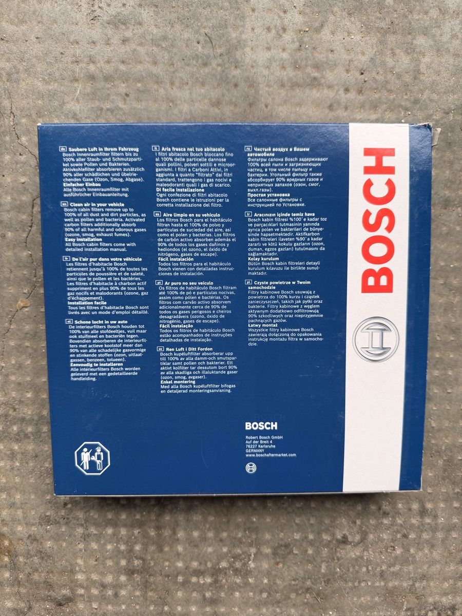 Bosch Tutti pezzi di ricambio auto: Filtre à air Bosch – Nuovo e nell'imballaggio originale da St-Imier venduto da frede81 1
