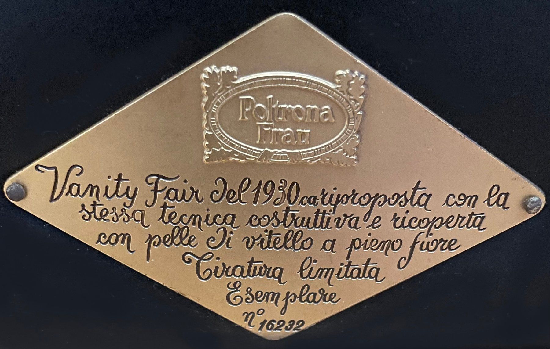 Poltrona Frau Sessel: Poltrona Frau VANITY FAIR XC – Gebraucht aus Zürich von spa_q5bs 1
