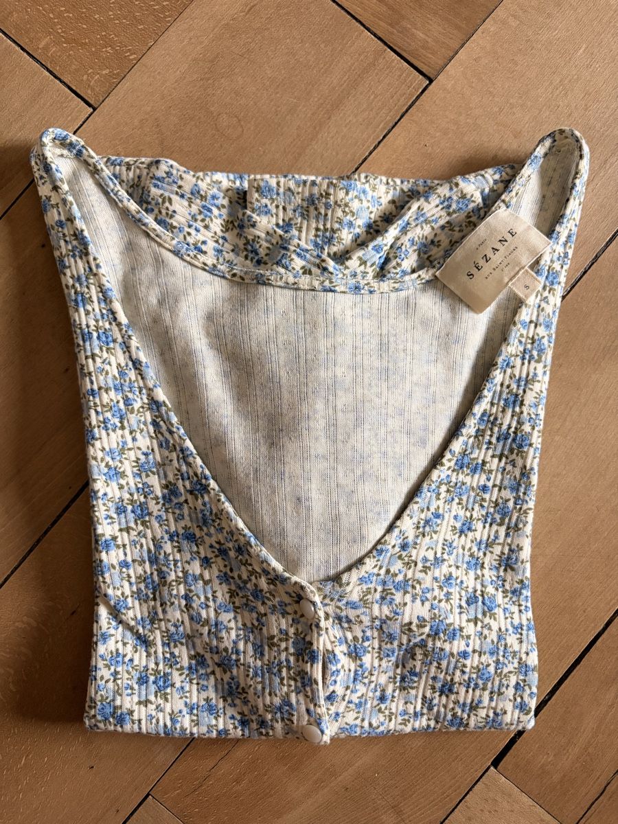 Sezane T-Shirts: Sézane Shirt Blumenmuster Grösse S – Neu (gemäss Beschreibung) aus Zürich von 28881084