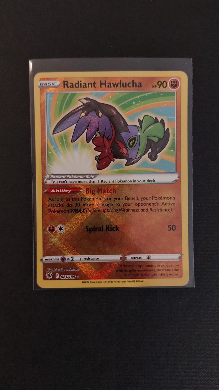 Pokémon Carte collezionabili: Radiant Hawlucha Astral Radiance – Nuovo (secondo la descrizione) da Bellinzona venduto da Pagur