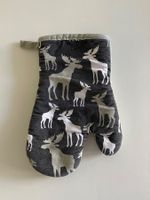 Ofenhandschuh Topflappen mit Rentier Motiv