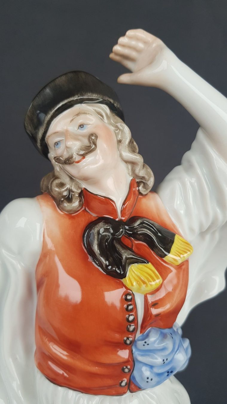 Herend Statuette: Herend - Ungarischer Volkstänzer  -  aus  Schweizer Sammlung – Usato da Horw venduto da Kunstreich7 6