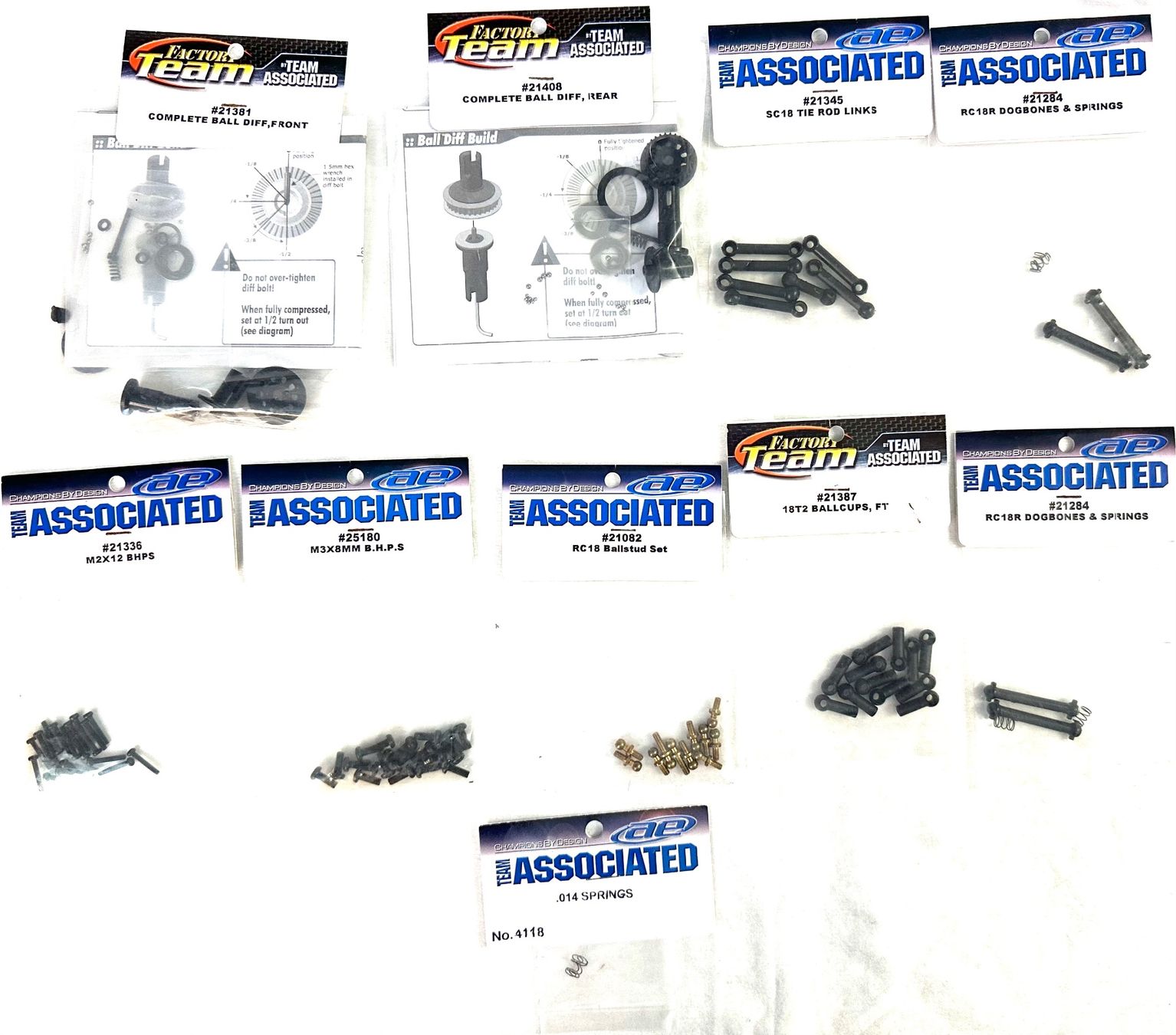 RC Modellbau: SET TEAM ASSO – Neu und originalverpackt aus Yverdon-les-Bains von Fijo-rc