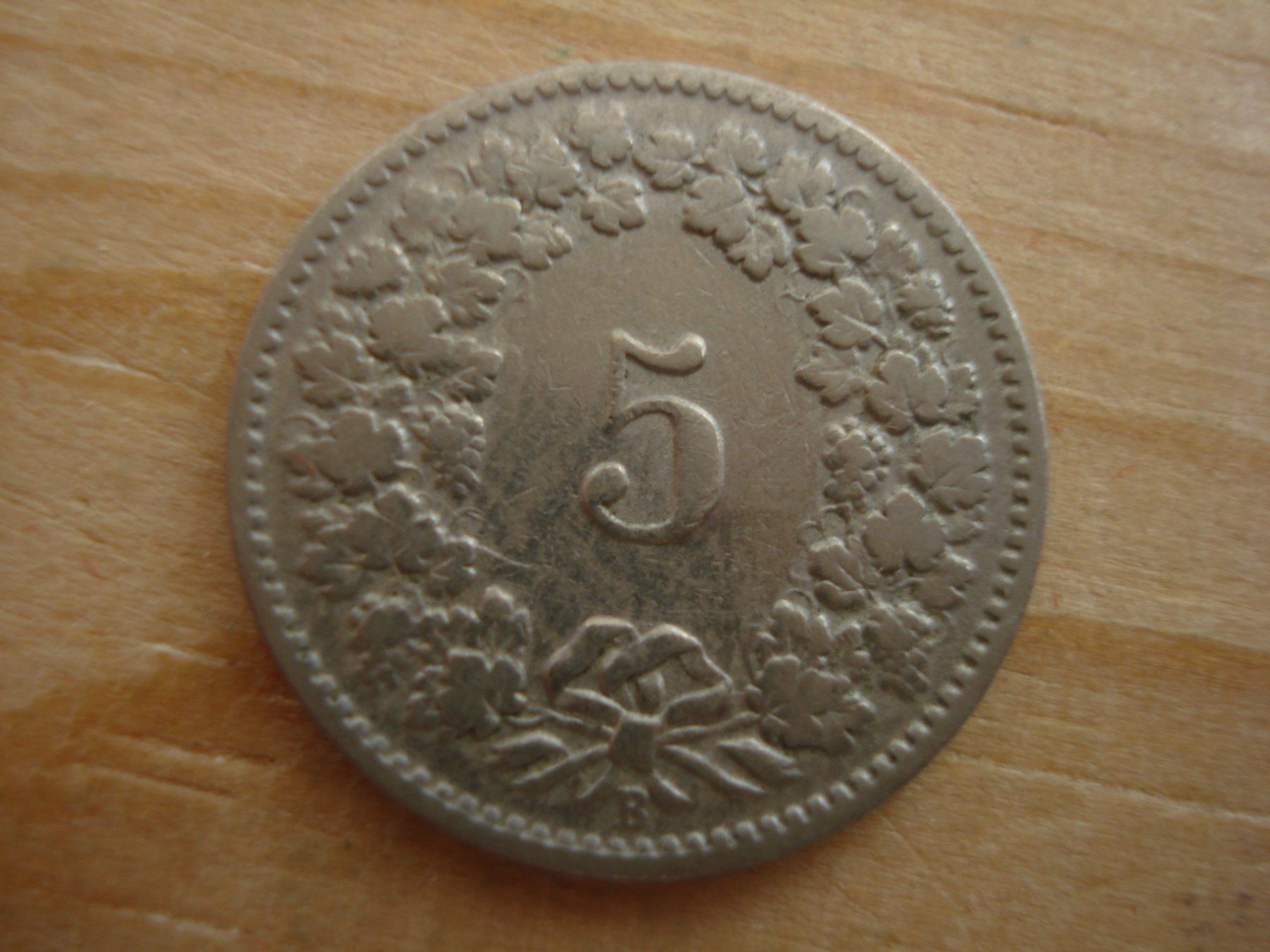 Alle Münzen: (S1) 5 Rappen 1903 – Gebraucht aus Erlach von Net-Coins 1