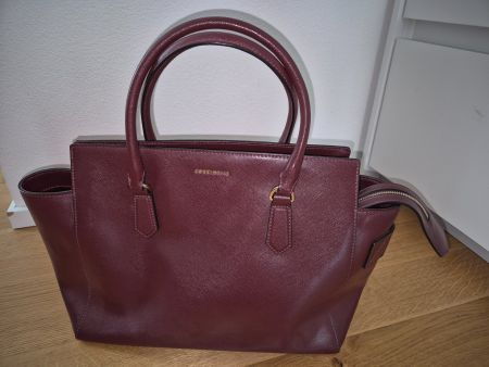Coccinelle Handtasche, bordeaux, neuwertig