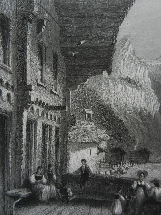 Incisioni: Kandersteg Stahlstich von Bartlett – Usato da Risch venduto da Rischli15 3