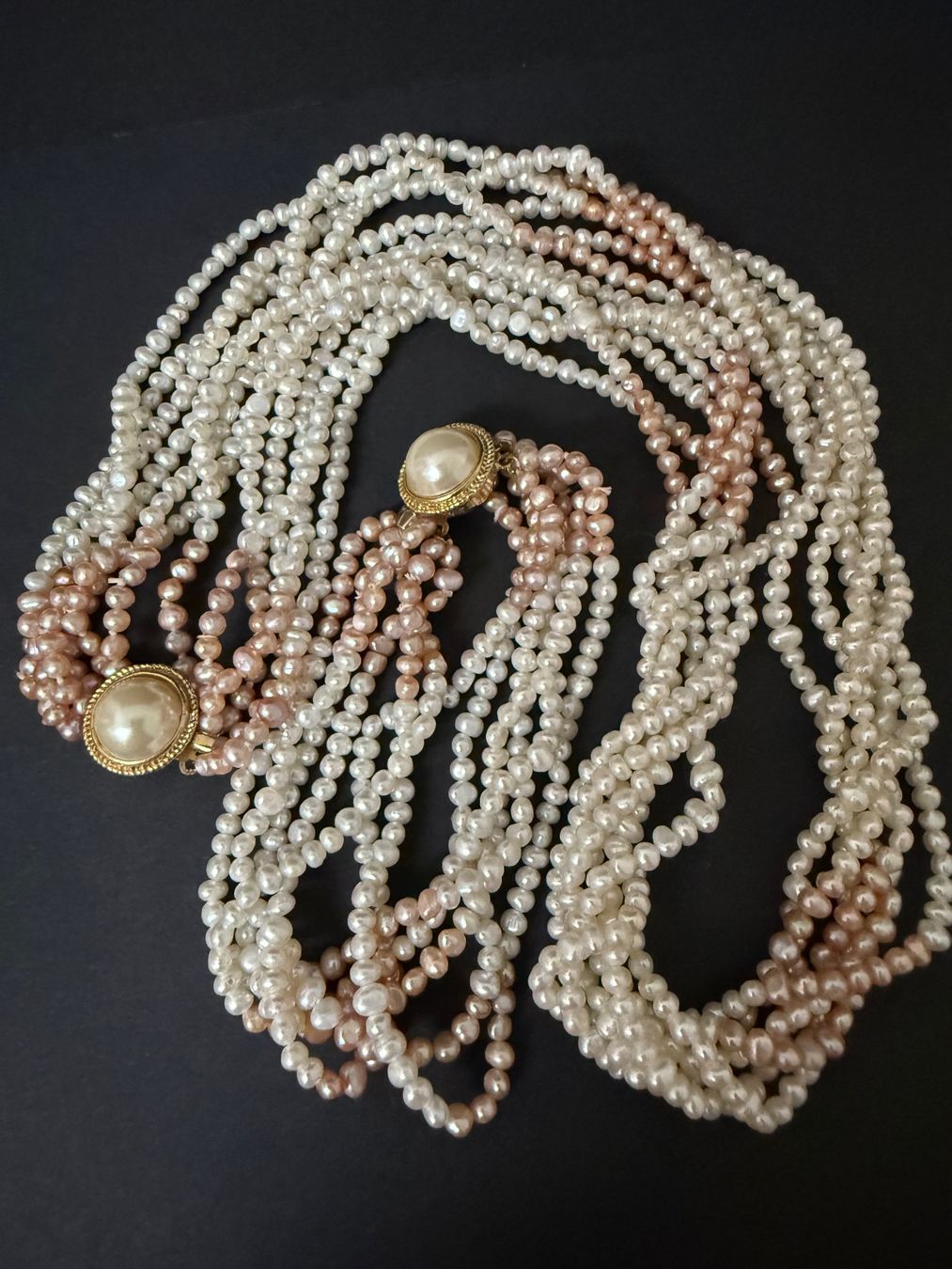 Catenine: Echte Perlen Kette und Armband Verschluss Silber 925 – Usato da Spiegel b. Bern venduto da Rogger72 1