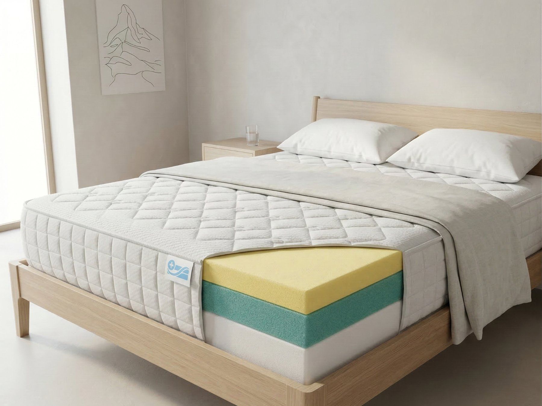 Materassi: Aktion: Matratze 90x200 Memory Foam - Helvetic Flex Mönch – Nuovo e nell'imballaggio originale da Reinach AG venduto da HelveticFlex 1